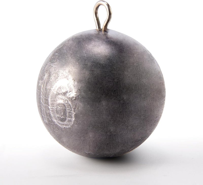 Dr.Fish Cannonball Sinkers Saltwater Lead Fishing Weights Round Ball Sinkers Trolling Downrigger Weights Bottom - Image 1